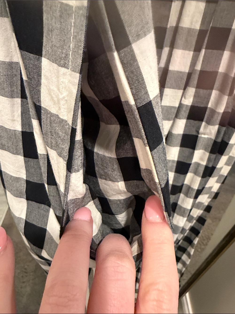 a new day Black and White Gingham Maxi Dress - Picture 8 of 8